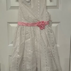 Big Girls White Sz 10 Easter Dress by Bonnie Jean